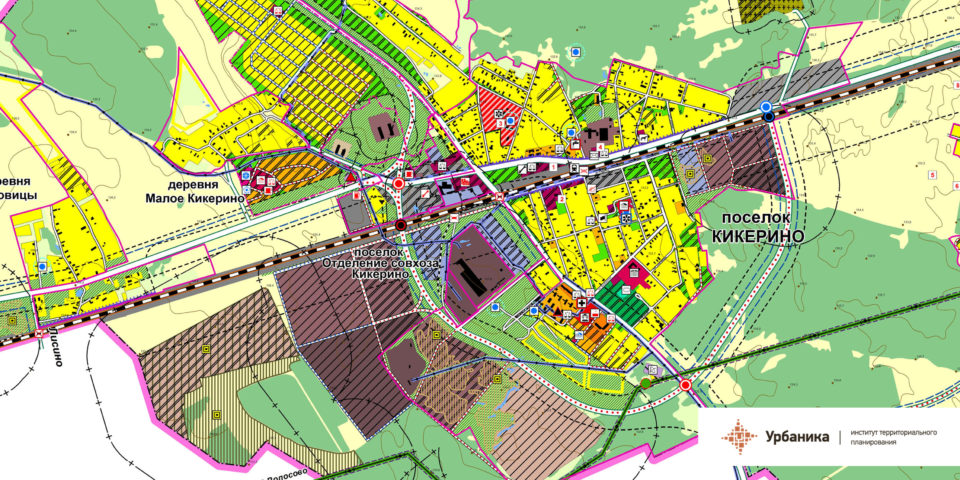 Проектный план. Поселок Кикерино