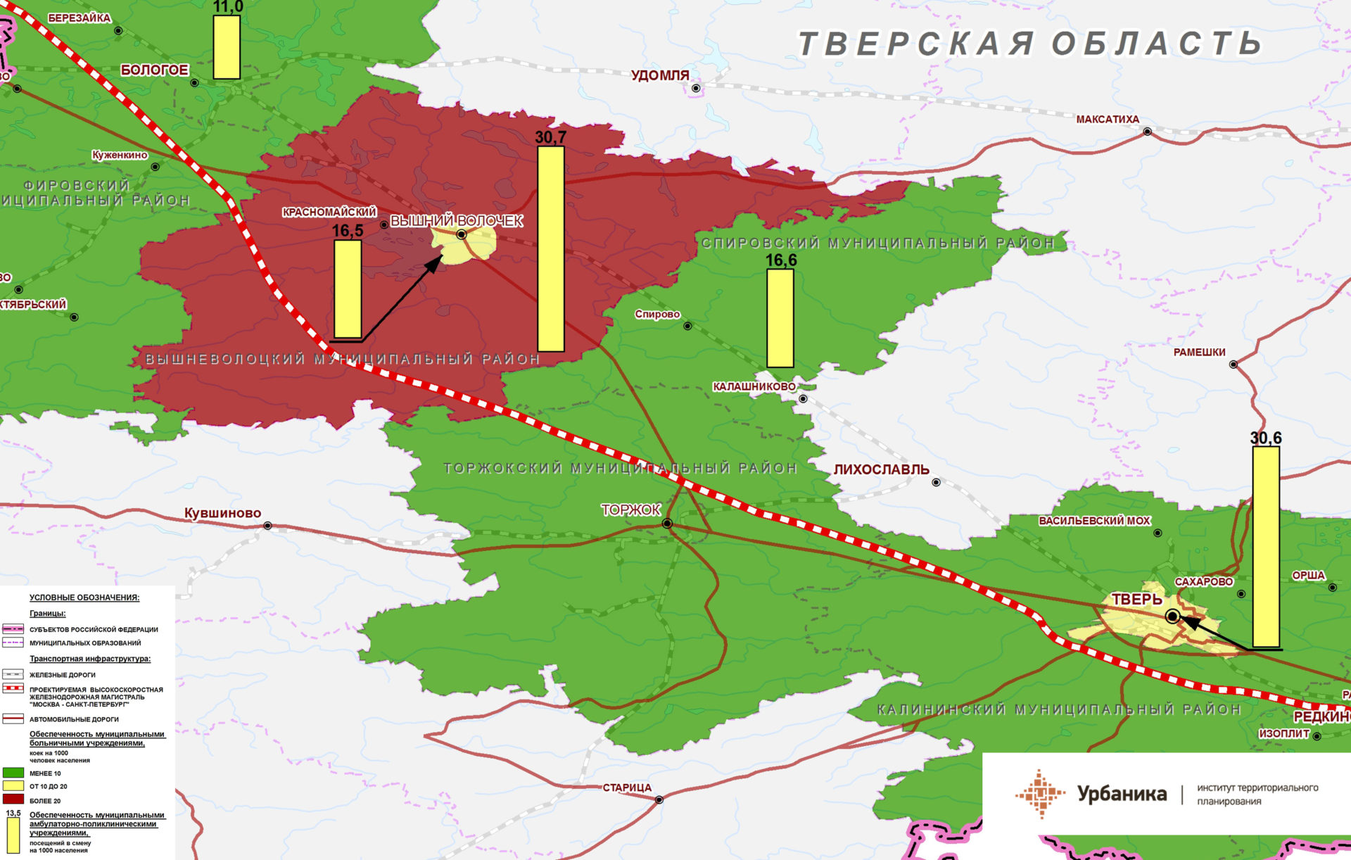 План высокоскоростной железной дороги тверь